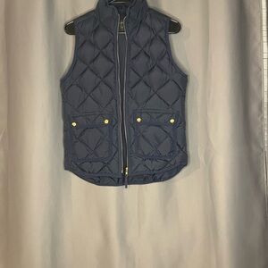 J.Crew Navy Quilted Vest